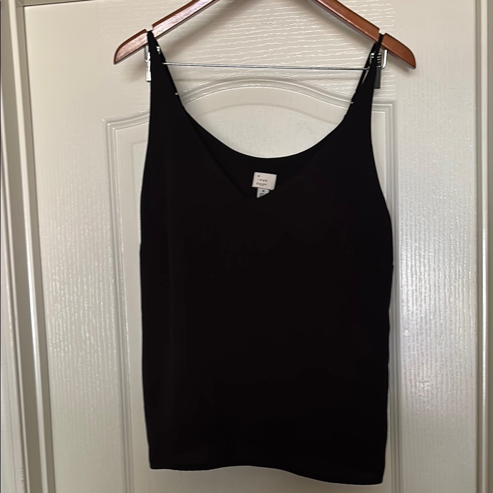 A New Day Black Sleeveless Camisole Top